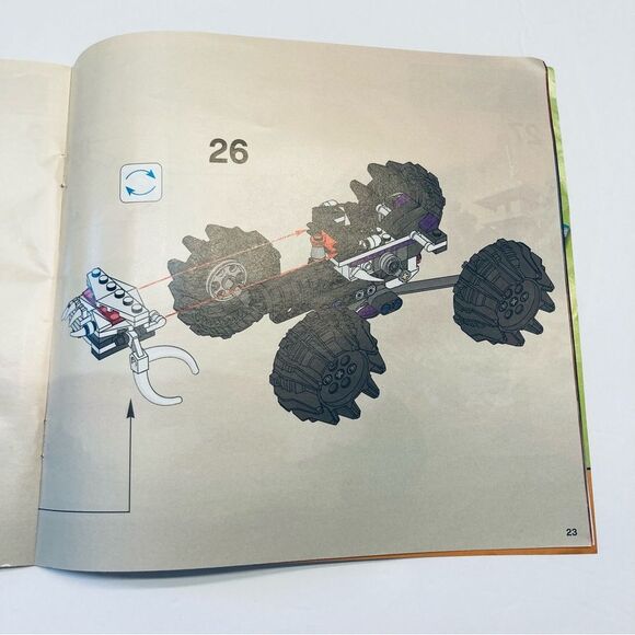 LEGO 2518 NINJAGO: Nuckal's ATV Booklet manual‎ only - Picture 2 of 3